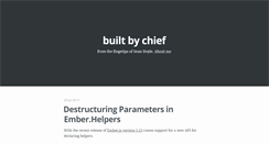 Desktop Screenshot of builtbychief.com